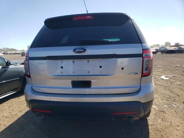 1FM5K8AR8EGA38341 - 2014 FORD EXPLORER POLICE INTERCEPTOR ვერცხლისფერი ფოტო 6