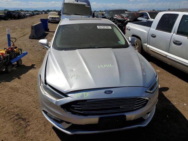 3FA6P0D94JR132300 - 2018 FORD FUSION TITANIUM/PLATINUM SILVER photo 5