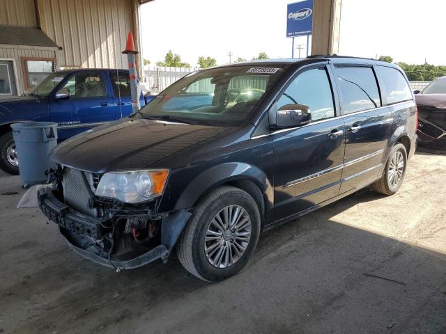 2C4RC1CG6ER378043 - 2014 CHRYSLER TOWN & COU TOURING L BLUE photo 1