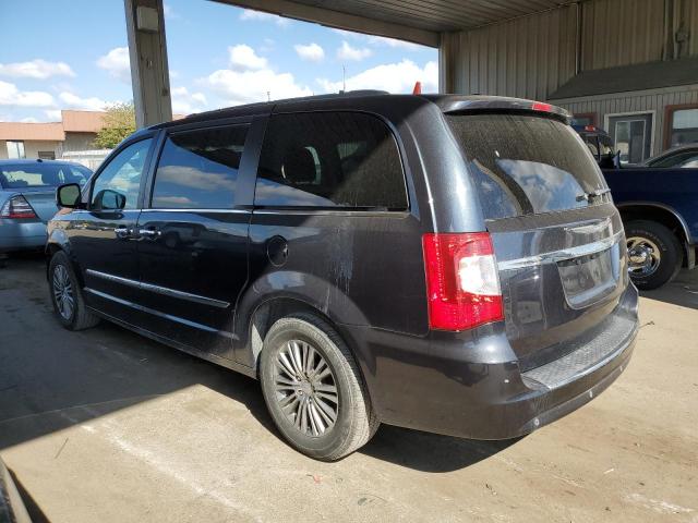 2C4RC1CG6ER378043 - 2014 CHRYSLER TOWN & COU TOURING L BLUE photo 2