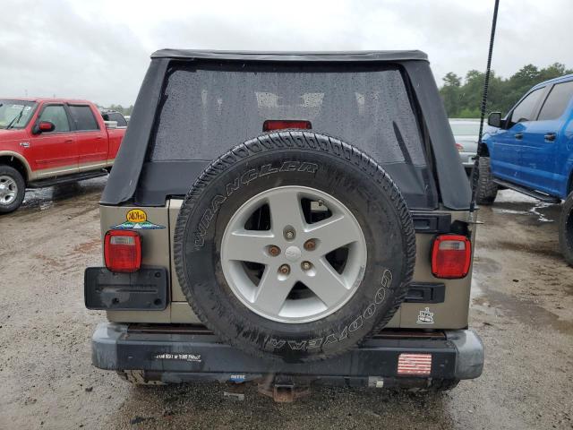 1J4FA44S46P774143 - 2006 JEEP WRANGLER / UNLIMITED GRAY photo 6