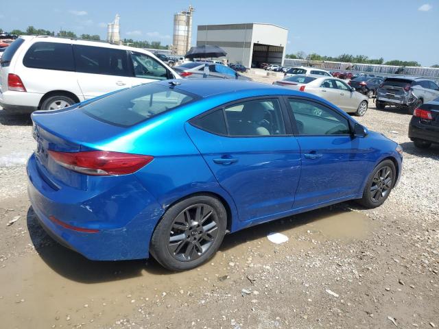 5NPD84LF0JH310719 - 2018 HYUNDAI ELANTRA SEL BLUE photo 3