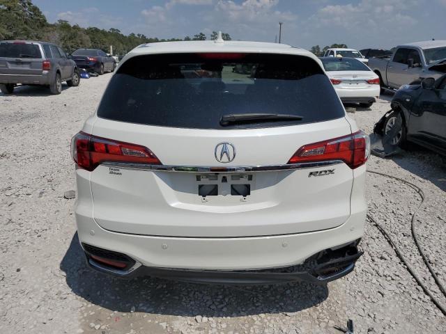 5J8TB3H74JL005309 - 2018 ACURA RDX ADVANCE WHITE photo 6