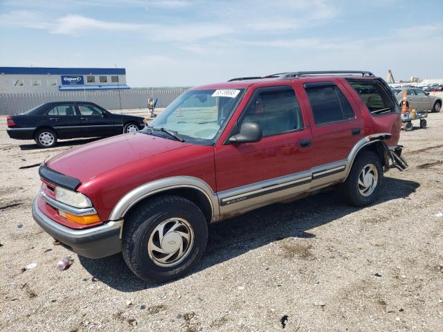 1GNDT13W1W2104886 - 1998 CHEVROLET BLAZER RED photo 1