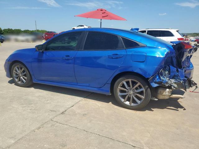 19XFC1F34ME008771 - 2021 HONDA CIVIC EX BLUE photo 2