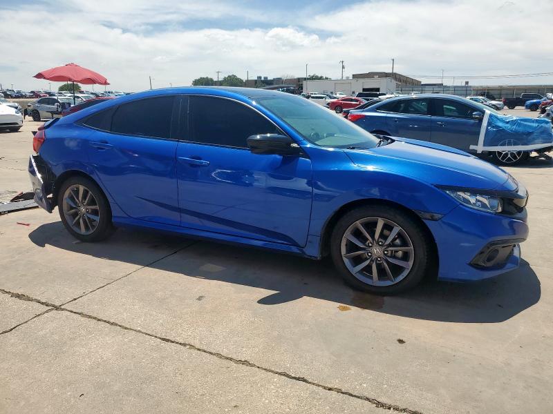 19XFC1F34ME008771 - 2021 HONDA CIVIC EX BLUE photo 4