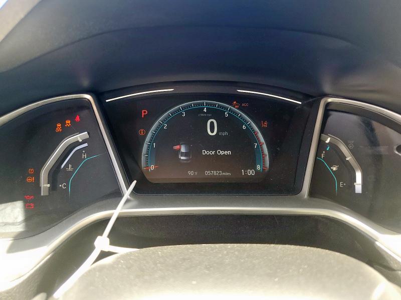 19XFC1F34ME008771 - 2021 HONDA CIVIC EX BLUE photo 9