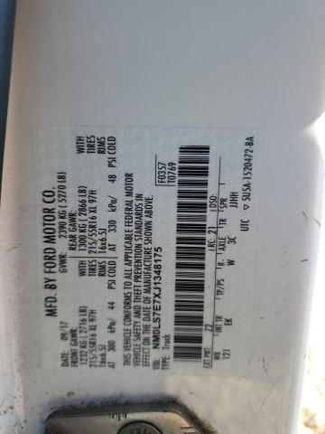 NM0LS7E7XJ1348175 - 2018 FORD TRANSIT CO XL Blanc photo 13