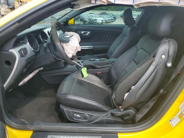 1FA6P8TH5F5367998 - 2015 FORD MUSTANG YELLOW photo 7