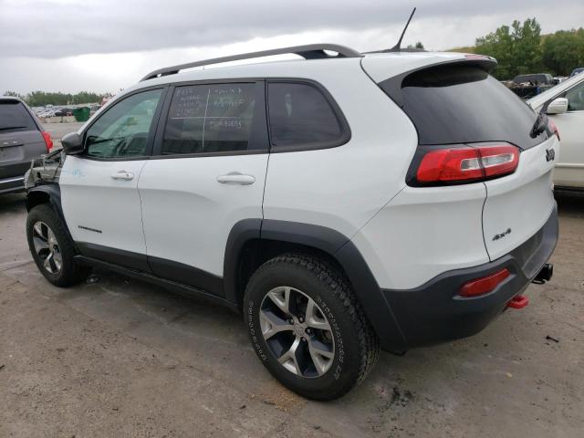 1C4PJMBS0EW171062 - 2014 JEEP CHEROKEE TRAILHAWK WHITE photo 2