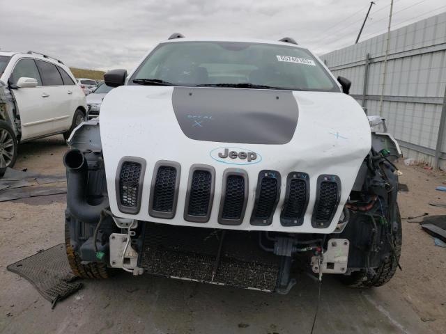 1C4PJMBS0EW171062 - 2014 JEEP CHEROKEE TRAILHAWK WHITE photo 5