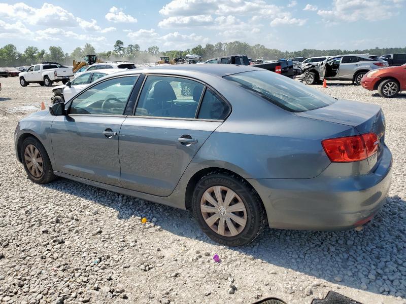 3VW2K7AJ6EM360605 - 2014 VOLKSWAGEN JETTA BASE GRAY photo 2