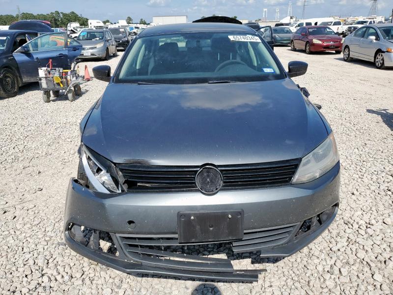 3VW2K7AJ6EM360605 - 2014 VOLKSWAGEN JETTA BASE GRAY photo 5