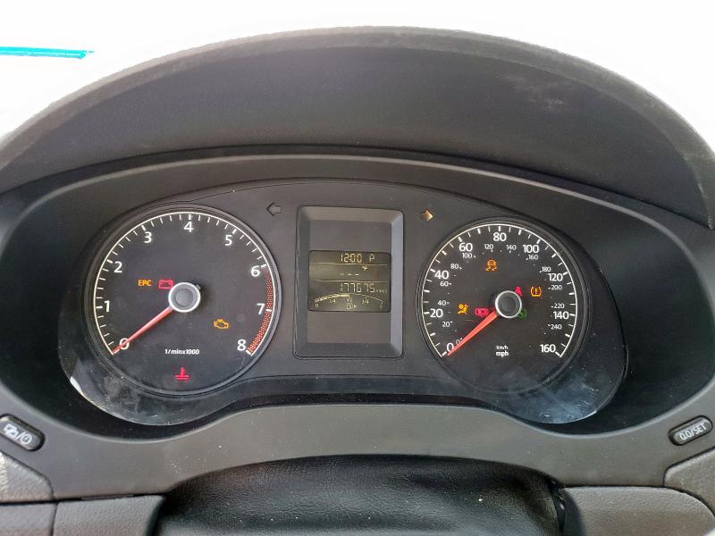 3VW2K7AJ6EM360605 - 2014 VOLKSWAGEN JETTA BASE GRAY photo 9