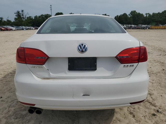 3VWDZ7AJ8BM360377 - 2011 VOLKSWAGEN JETTA SE WHITE photo 6