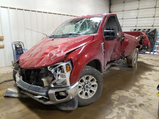 1FTBF2BNXNED04474 - 2022 FORD F250 SUPER RED photo 2