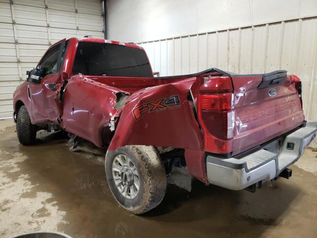 1FTBF2BNXNED04474 - 2022 FORD F250 SUPER RED photo 3