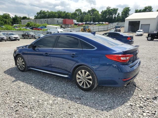 5NPE34AF3GH359699 - 2016 HYUNDAI SONATA SPORT BLUE photo 2