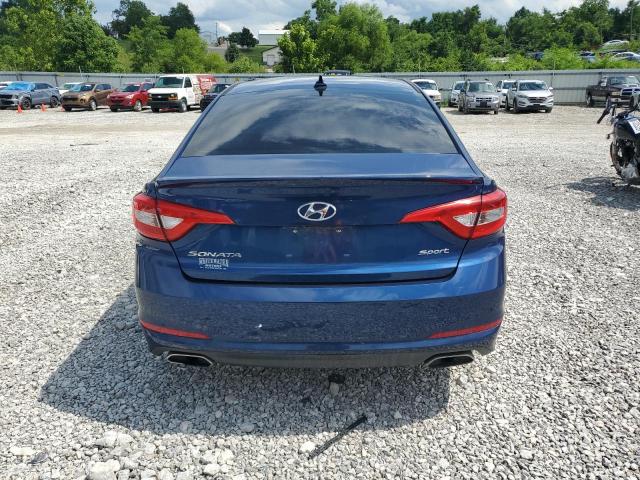 5NPE34AF3GH359699 - 2016 HYUNDAI SONATA SPORT BLUE photo 6