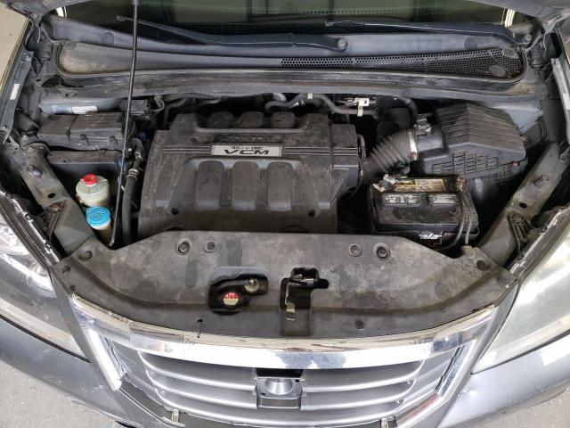 5FNRL3H7XAB054233 - 2010 HONDA ODYSSEY EXL GRAY photo 12