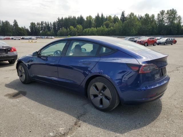5YJ3E1EA3MF027173 - 2021 TESLA MODEL 3 蓝色 照片 2