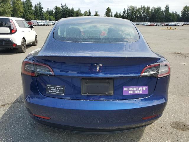 5YJ3E1EA3MF027173 - 2021 TESLA MODEL 3 蓝色 照片 6