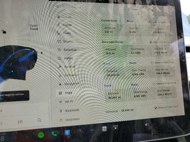 5YJ3E1EA3MF027173 - 2021 TESLA MODEL 3 蓝色 照片 9