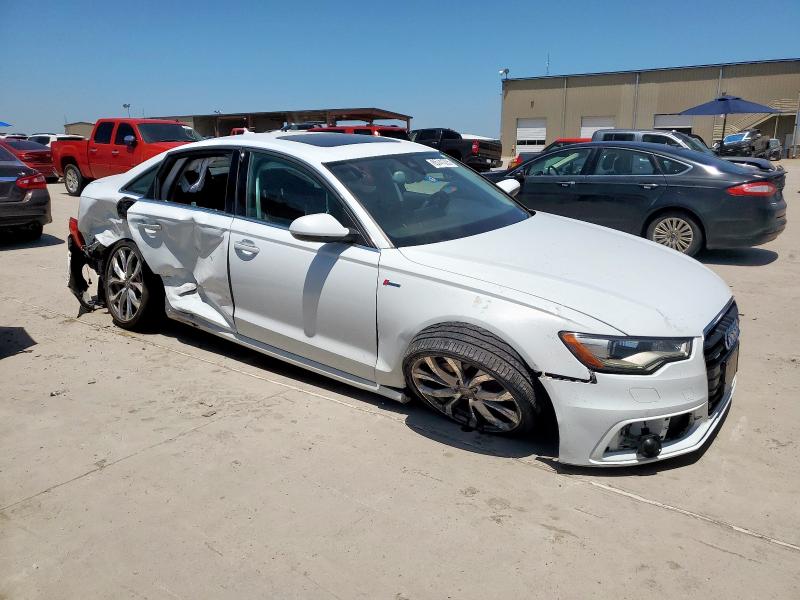 WAUHGAFC5DN124535 - 2013 AUDI A6 PRESTIGE თეთრი ფოტო 4