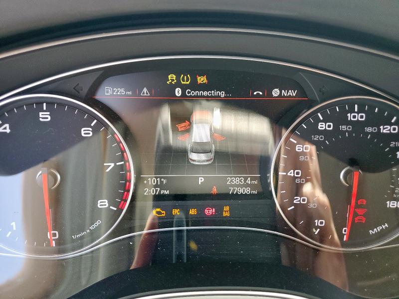 WAUHGAFC5DN124535 - 2013 AUDI A6 PRESTIGE თეთრი ფოტო 9