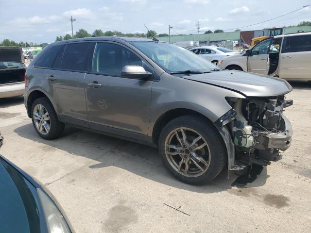 2FMDK3JC1DBA94525 - 2013 FORD EDGE SEL GRAY photo 4