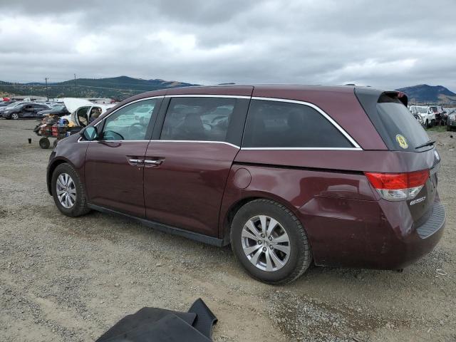 5FNRL5H64EB090119 - 2014 HONDA ODYSSEY EXL BURGUNDY photo 2