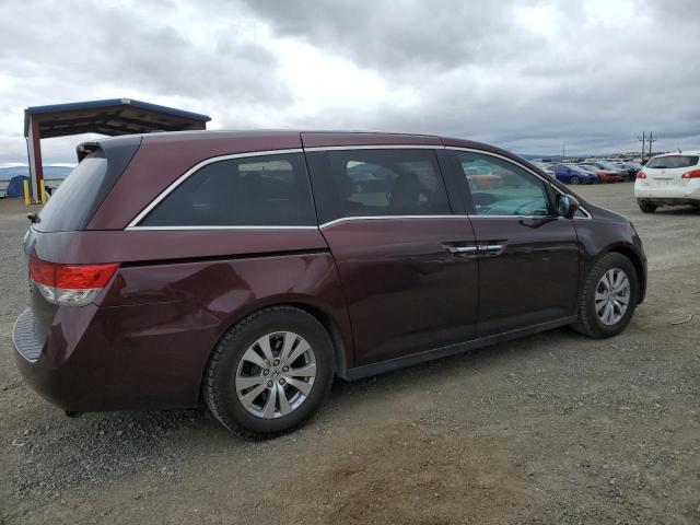 5FNRL5H64EB090119 - 2014 HONDA ODYSSEY EXL BURGUNDY photo 3