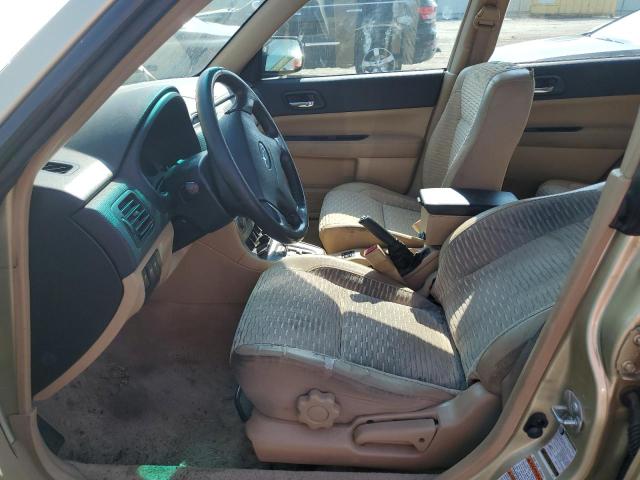 JF1SG65694H728692 - 2004 SUBARU FORESTER 2.5XS ბეჟი ფოტო 7