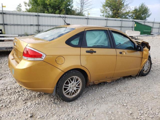 1FAHP35N49W207706 - 2009 FORD FOCUS SE GOLD photo 3