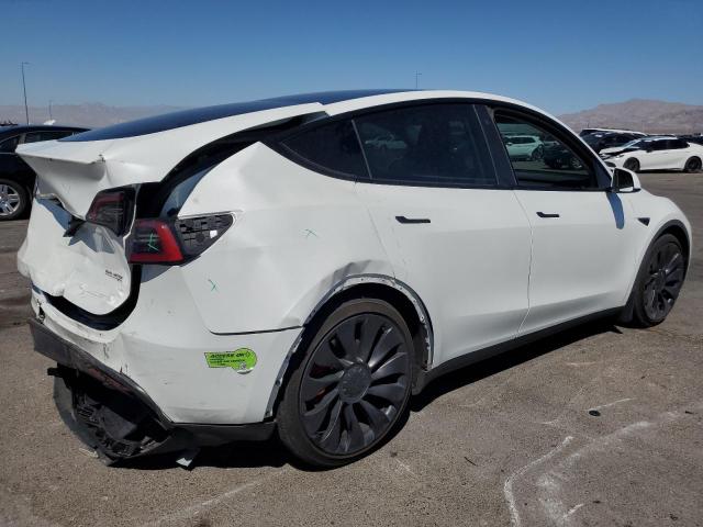 7SAYGDEF2PF757905 - 2023 TESLA MODEL Y Weiß Foto 3