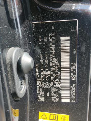 JTJYARBZ8K2141290 - 2019 LEXUS NX 300 BASE შავი ფოტო 13