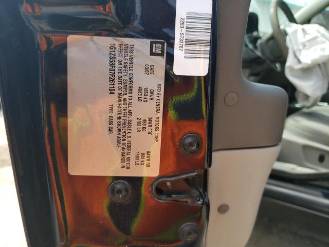 1G1ZS58F07F261104 - 2007 CHEVROLET MALIBU LS1 LS BLACK photo 12