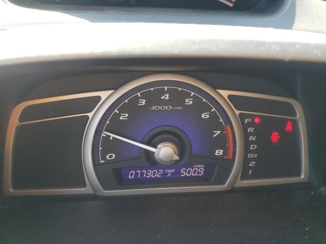 2HGFA1F99AH516908 - 2010 HONDA CIVIC EXL ვერცხლისფერი ფოტო 9