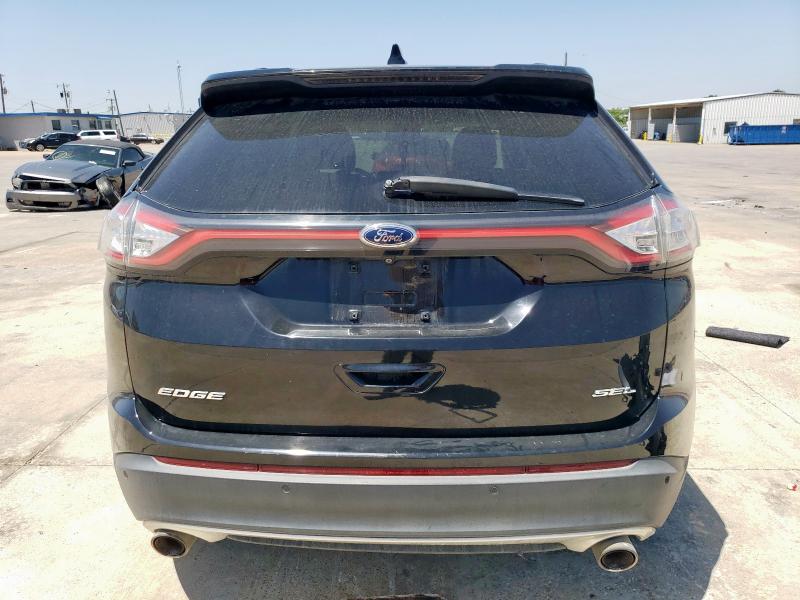 2FMPK3J84HBB10263 - 2017 FORD EDGE SEL BLACK photo 6
