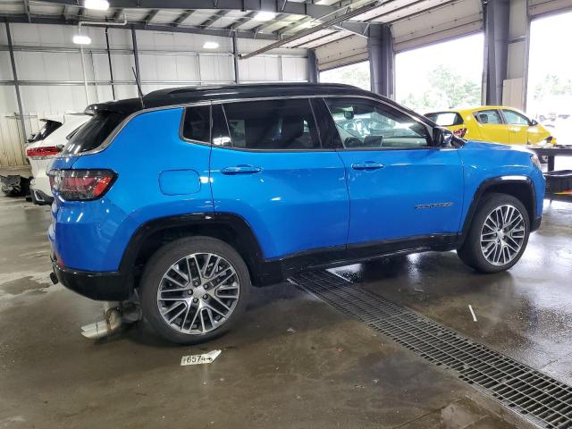 3C4NJDCB2NT193852 - 2022 JEEP COMPASS LIMITED 蓝色 照片 3