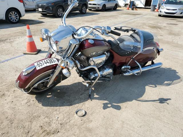 56KTHAAA0L3389769 - 2020 INDIAN MOTORCYCLE CO. SPRINGFIEL BURGUNDY photo 2