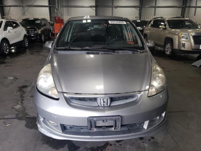 JHMGD38627S013357 - 2007 HONDA FIT S 银色 照片 5