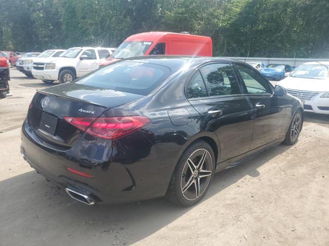 W1KAF4HBXRR199086 - 2024 MERCEDES-BENZ C 300 4MATIC BLACK photo 3