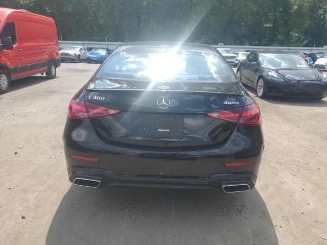 W1KAF4HBXRR199086 - 2024 MERCEDES-BENZ C 300 4MATIC BLACK photo 6