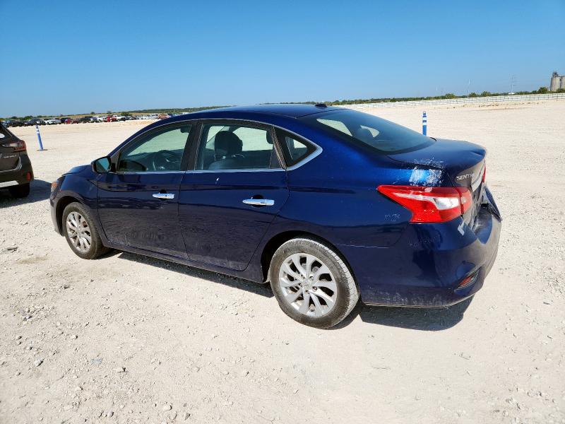 3N1AB7AP0KL604935 - 2019 NISSAN SENTRA S BLUE photo 2