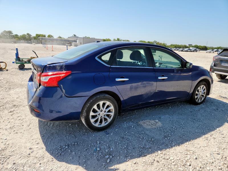 3N1AB7AP0KL604935 - 2019 NISSAN SENTRA S BLUE photo 3