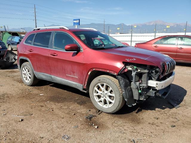 1C4PJMCB9EW308174 - 2014 JEEP CHEROKEE LATITUDE RED photo 4