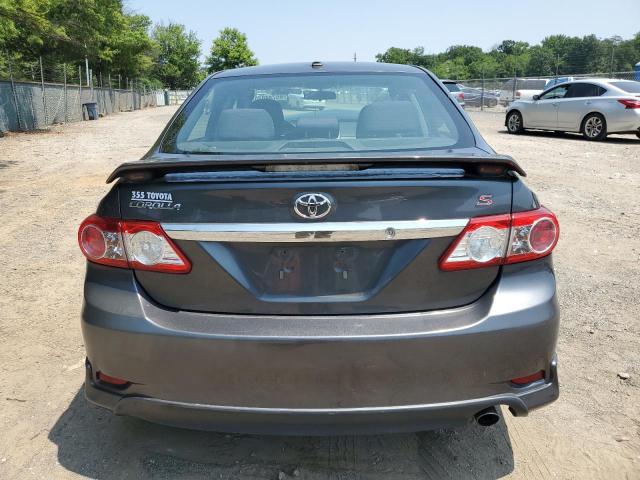 2T1BU4EE6BC737043 - 2011 TOYOTA COROLLA BASE Մոխրագույն լուսանկար 6