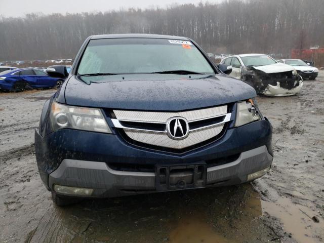 2HNYD28409H501015 - 2009 ACURA MDX AWD TECHNOLOGY BLUE photo 5