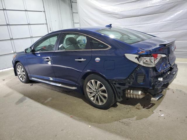 5NPE34AF7HH587237 - 2017 HYUNDAI SONATA SPORT BLUE photo 2